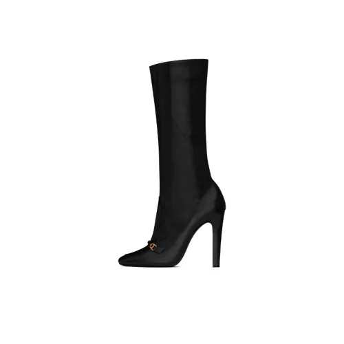 SAINT LAURENT Camden Ботильоны 10,5 см Женские Черные