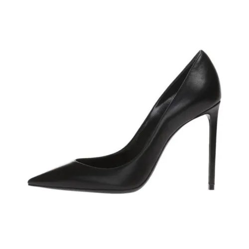 SAINT LAURENT Узкий каблук Высокие каблуки 10,4CM Женские Черный