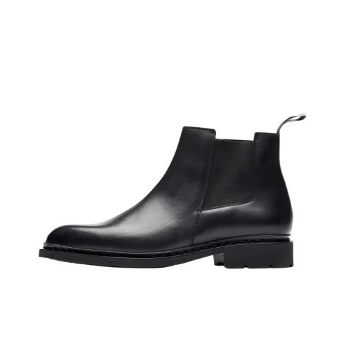 Paraboot Chamfort Короткий Челси Мужской Черный