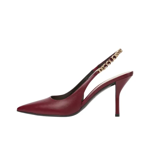 GUCCI Signoria Узкий каблук Высокие каблуки 10,5 см Женские Красный