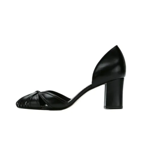 Sarah Chofakian D'Orsay Sarah Грубый каблук Высокие каблуки 5,5 см Женские Черный