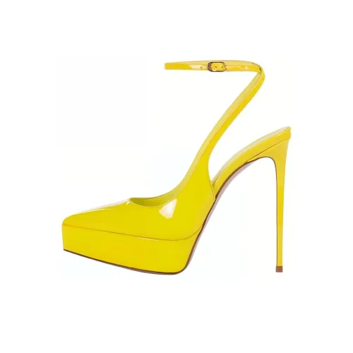 Le Silla Uma Низкий каблук Высокий каблук 14 см Женский Желтый