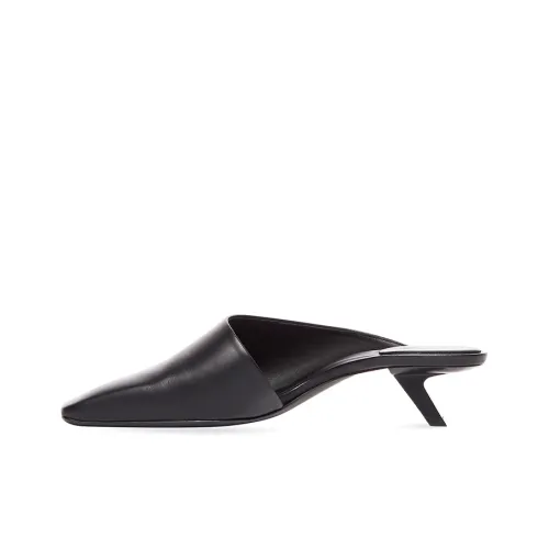 Balenciaga Void Нестандартный каблук Домашние тапочки Женские Черный