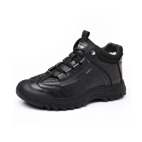 MODENGPAN Slip Resistant Low Top Casual Men's Black