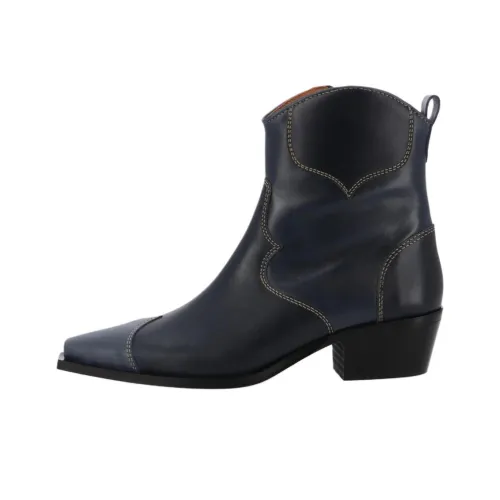 ALOHAS Ботильоны 4CM Женские Темно-синий