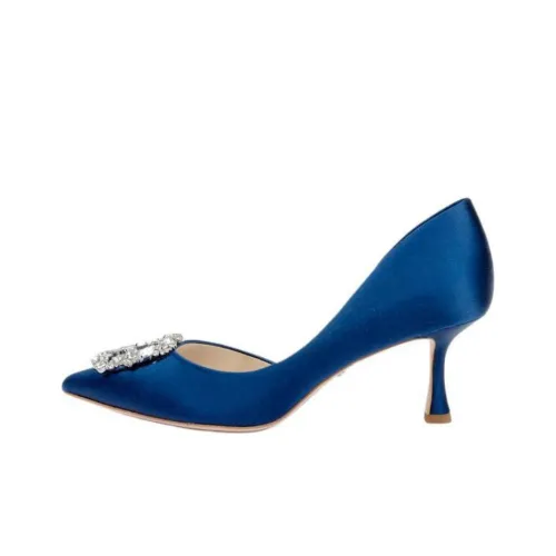 Badgley Mischka Fabia II Узкий каблук Высокие каблуки 6,5 см Женские Синий