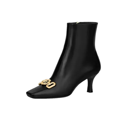 LOUIS VUITTON Роторные ботильоны женские черные