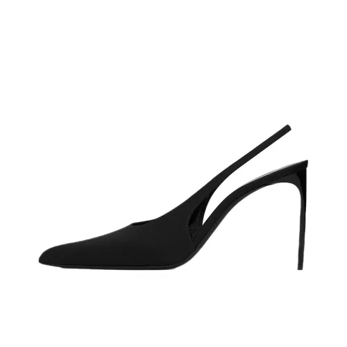 SAINT LAURENT Узкий каблук Высокие каблуки Женские Черный