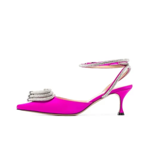 MACH MACH Triple Heart Низкий каблук Высокий каблук Женский Розовый