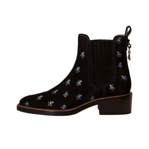 COACH Bowery Ankle Chelsea длина 3 см женский черный