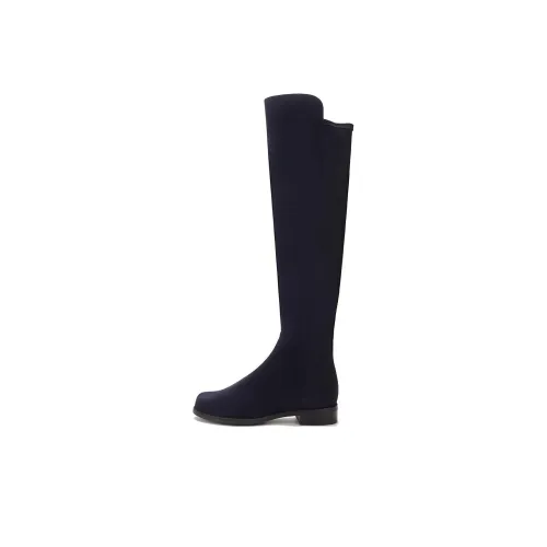 Stuart Weitzman SW Колено Высокие сапоги Женские Морской синий