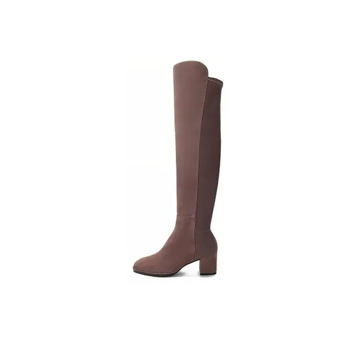 Stuart Weitzman SW Колено Высокие сапоги Женские Тауповый