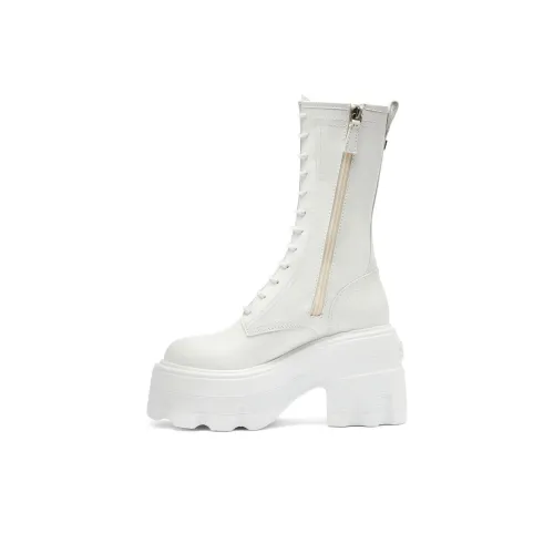 Casadei Maxxxi Crew Martin Boot 6 см Женские Белые