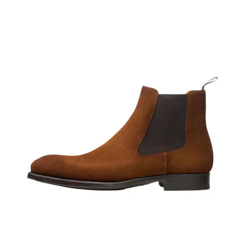 Magnanni Hanson Короткий Челси Мужской Желтый Коричневый