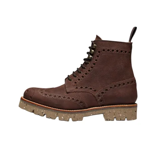 GRENSON FRED Короткий Мартин Ботин Мужской Коричневый