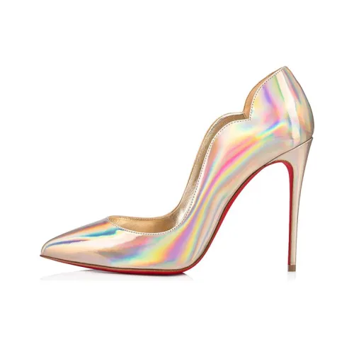 CL Hot Chick Узкий каблук Высокие каблуки Женские Dazzling Золото