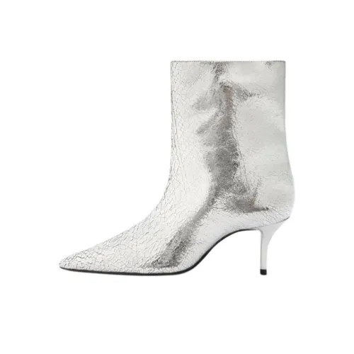 Schutz Ботильоны 6,3 см Женские Серебряные