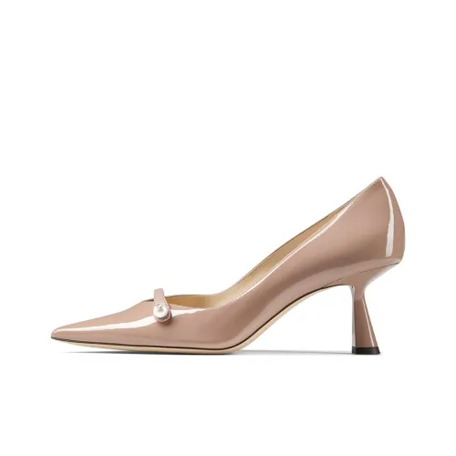 Jimmy Choo Rosalia Низкий каблук Высокие каблуки 6,5 см Женские Балет Розовый