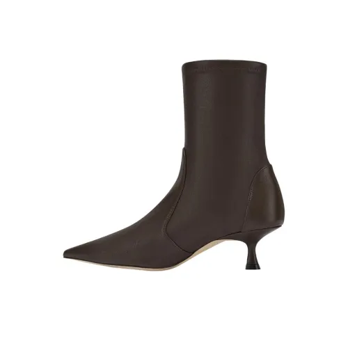 Stuart Weitzman SW Naomi Ботильоны 5 см Женские Коричневые