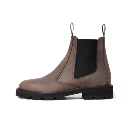 CELINE Короткий Челси Мужской Темно-коричневый