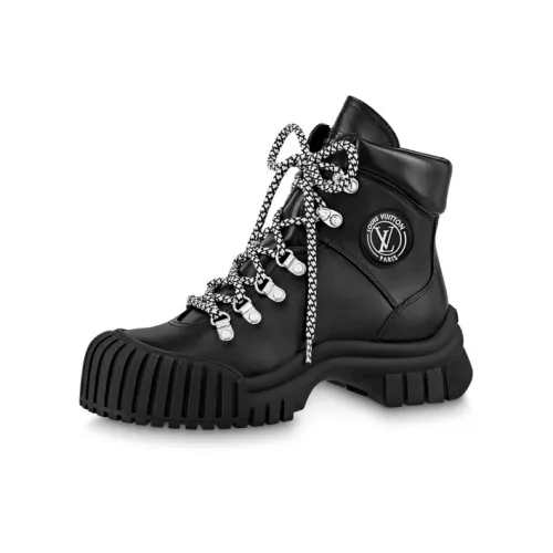 LOUIS VUITTON Рубин Короткие Ботильоны Женские Черные