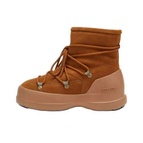 MOON BOOT Короткий сноубутс женский коричневый