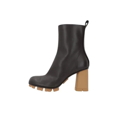 Bottega Veneta Ботильоны 7 см Женские Темно-коричневые