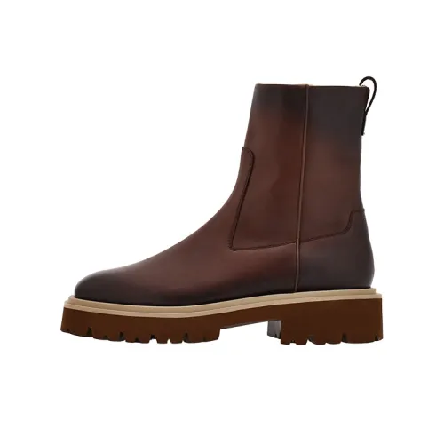 Ferragamo Ботильоны Мужские Темно-Коричневые