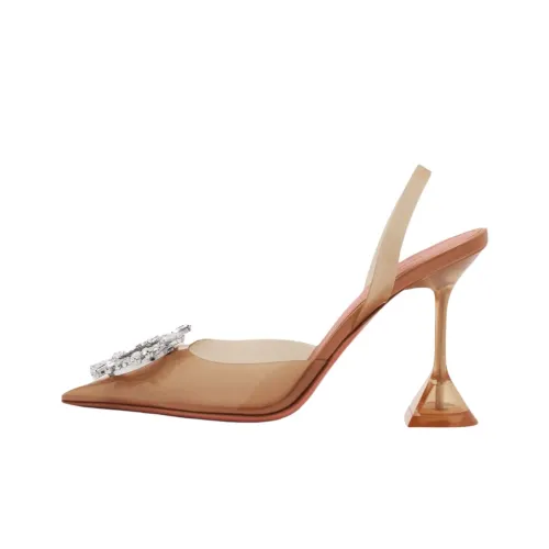 AMINA MUADDI Begum Высокие каблуки 9,5 см Женские Светло-коричневый