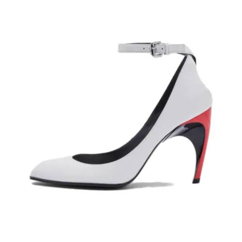 Alexander McQueen Armadillo Высокие каблуки Белый Женские