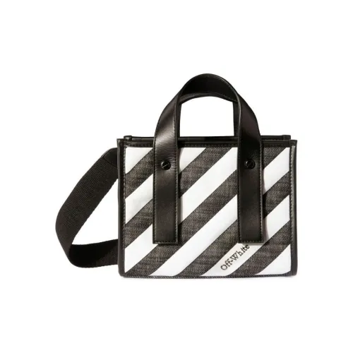Off Белая хлопковая Тоут Сумка Сумка для покупок Сумка Женская Черно-белая