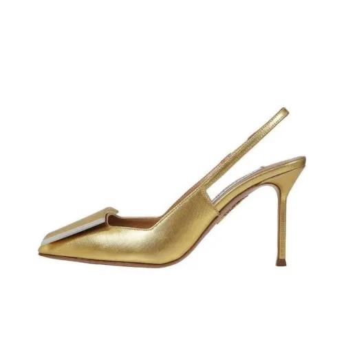 AQUAZZURA Высокие каблуки Золотой Женские
