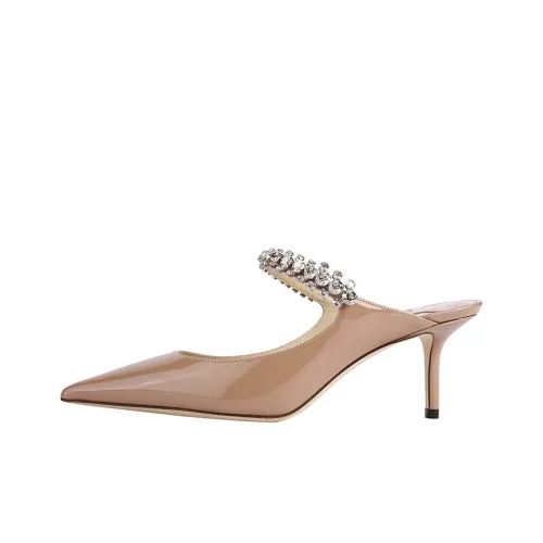 Jimmy Choo Bing Узкий каблук Высокие каблуки Женские Нюдово-розовый