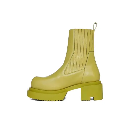 RICK OWENS Челси Зеленый Женские