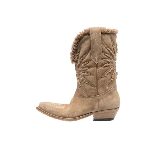 Golden Goose MID Голень Ботинки Женские Коричневый