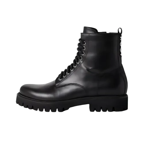 DSQUARED 2 Короткий Мартин Ботин Мужской Черный