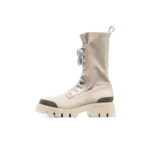 BRUNELLO CUCINELLI Ботильоны Женские Светло-Серый