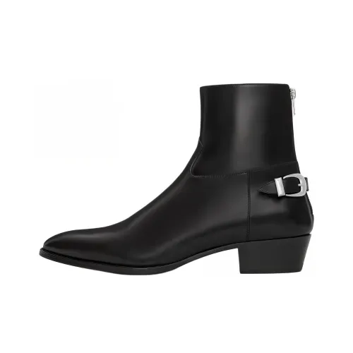 CELINE Ботильоны 4CM Мужской Черный