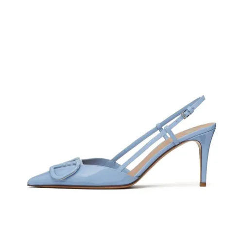 Valentino VLogo Signature Высокие каблуки Синие Женские