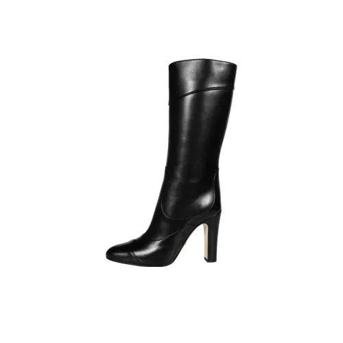 GUCCI Женские высокие сапоги на колено черные