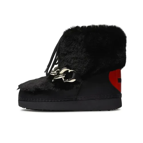 LOVE MOSCHINO Короткие сноубутсы женские черные