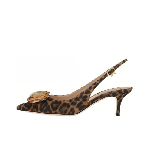 GIANVITO ROSSI Jaipur Sling Высокие каблуки Коричневый Женские