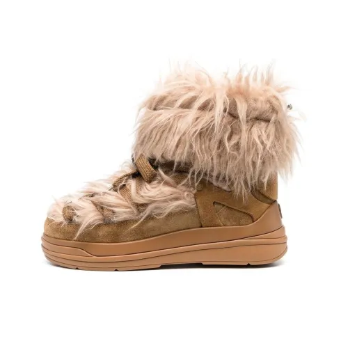 Moncler Короткий Модный Сноубутсы Женские Светлый Умбра