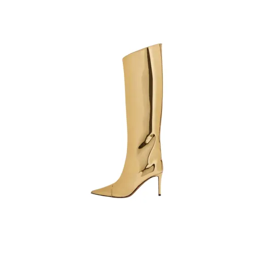 Alexandre Vauthier Колено Высокие сапоги 11 см Женские Золотые