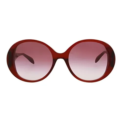 Alexander McQueen Ацетат Круглые Солнцезащитные очки Женские Красные