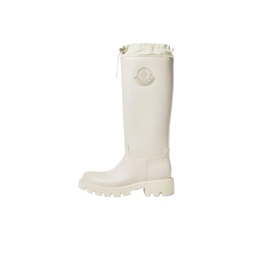 Moncler Женские белые резиновые сапоги