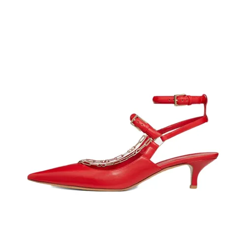 Valentino Узкий каблук Высокие каблуки 4,5 см Женские Красный