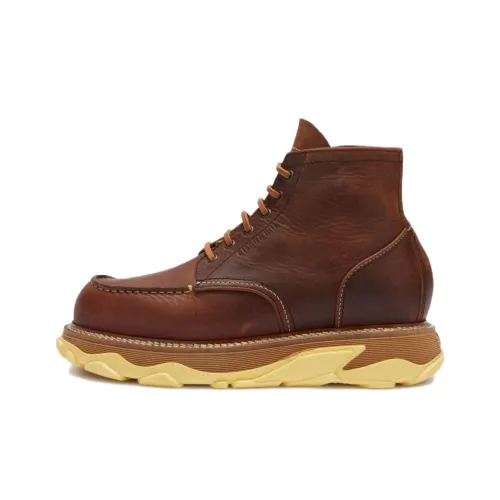 PALM ANGELS Ботильоны Мужские Коричневые