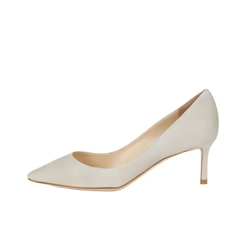 Jimmy Choo Romy Низкий каблук Высокий каблук 6 см Женский Шампанское Золото