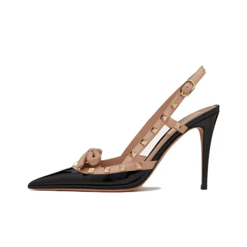 Valentino Rockstud Высокие каблуки Черные Женские